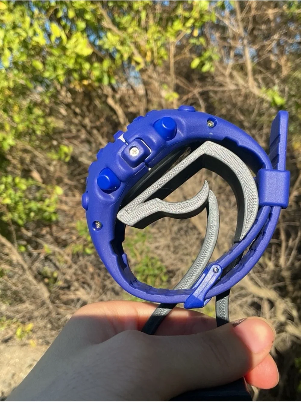 G-Shock Bold Blue Digital-Analog Sports Watch